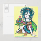 Buttercup Milchkuchen Postkarte (Vorne/Hinten)