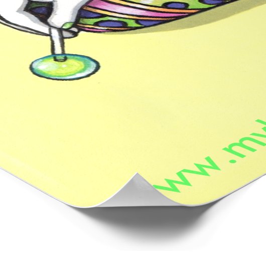 "Buttercup" Niedliches Pokerposter Poster (Ecke)