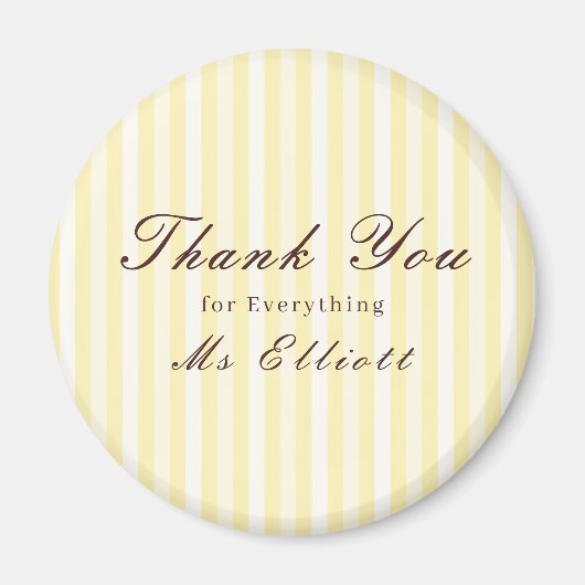 Buttercup - Personalised Thank You Teacher Magnet (Vorne)