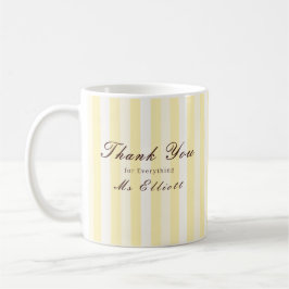 Buttercup - Personalisierter Dankeschön-Lehrer-Mug Kaffeetasse