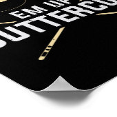 Buttercup Pool Player Billard racken Poster (Ecke)