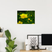 Buttercup Poster Print Wildfower Art Printing (Heimbüro)