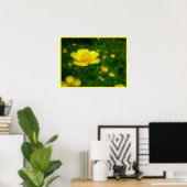 Buttercup Poster Print Wildfower Art Printing (Heimbüro)