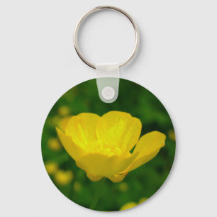 Buttercup Schlüsselketten Gelbe Wildblume Geschenk Schlüsselanhänger
