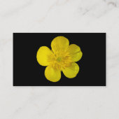 Buttercup - Schwarz Visitenkarte (Rückseite)