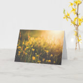 Buttercup Sundown Karte (Gelbe Blume)