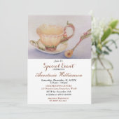 BUTTERCUP TEA TIME PARTY EREIGNIS INVITE EINLADUNG (Stehend Vorderseite)