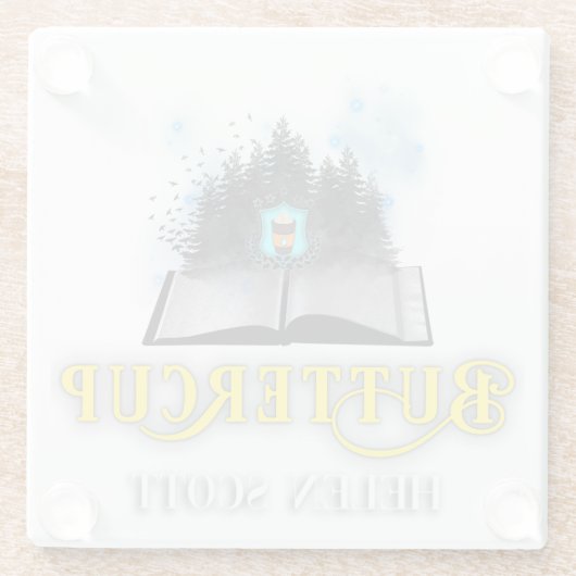 Buttercup-Untersetzer Glasuntersetzer (Rückseite)