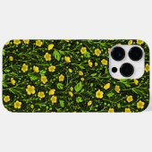 Buttercups auf schwarz Case-Mate iPhone hülle (Rückseite (Horizontal))