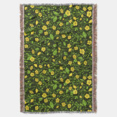 Buttercups auf schwarz decke (Vorderseite Vertikal)
