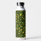 Buttercups auf schwarz trinkflasche (Links)