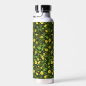 Buttercups auf schwarz trinkflasche (Rechts)