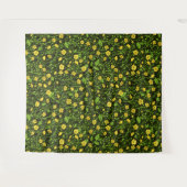 Buttercups auf schwarz wandteppich (Vorderseite (Horizontal))