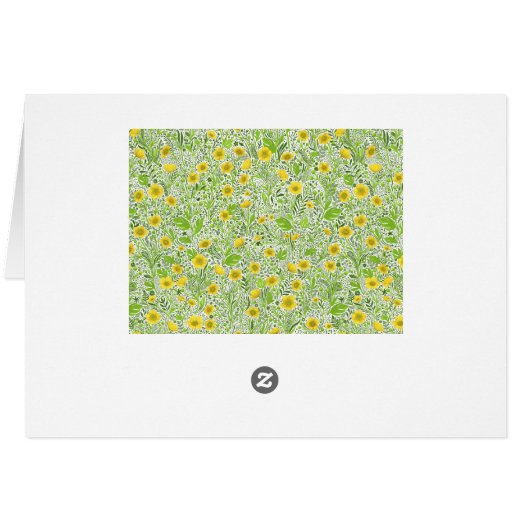 Buttercups auf weiß (Rückseite Horizontal)