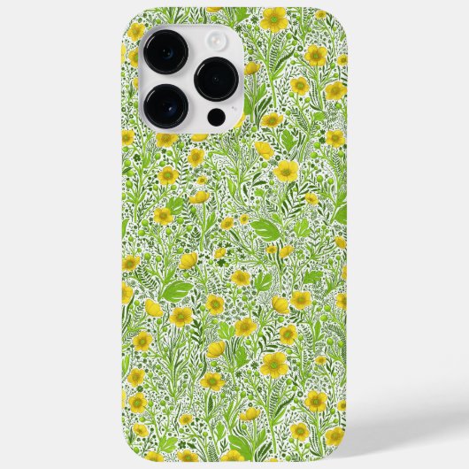 Buttercups auf weiß Case-Mate iPhone hülle (Rückseite)