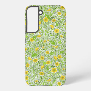 Buttercups auf weiß samsung galaxy hülle