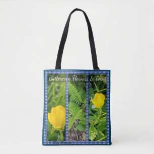 Buttercups, Blume und Ferns Tasche