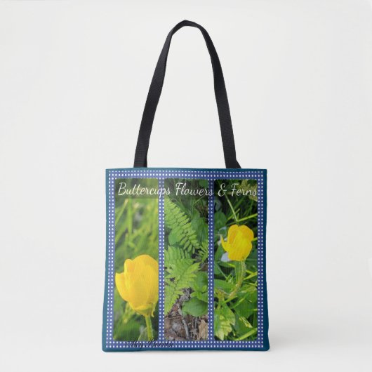 Buttercups, Blume und Ferns Tasche (Vorderseite)