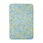 Buttercups, gelb, blau und weiß badematte (Vorderseite Vertikal)