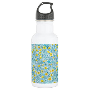 Buttercups, gelb, blau und weiß edelstahlflasche