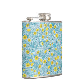 Buttercups, gelb, blau und weiß flachmann (Rechts)