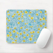 Buttercups, gelb, blau und weiß mousepad (Mit Mouse)