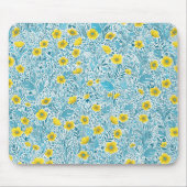Buttercups, gelb, blau und weiß mousepad (Vorne)