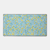 Buttercups, gelb, blau und weiß schreibtischunterlage (Vorderseite)