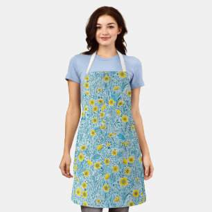 Buttercups, gelb, blau und weiß schürze