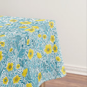 Buttercups, gelb, blau und weiß tischdecke (Beispiel)