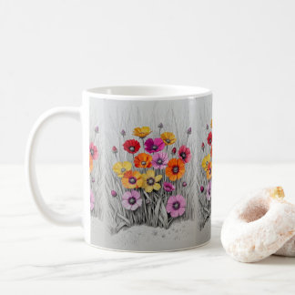 Buttercups in Technicolor Kaffeetasse