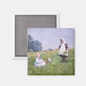 Buttercups und Milchprodukte Magnet (Vorderseite/Rückseite)