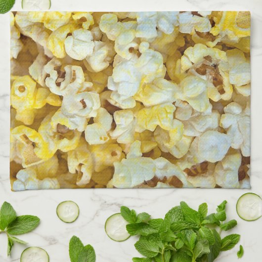 Buttered Popcorn Geschirrtuch (Gefaltet)