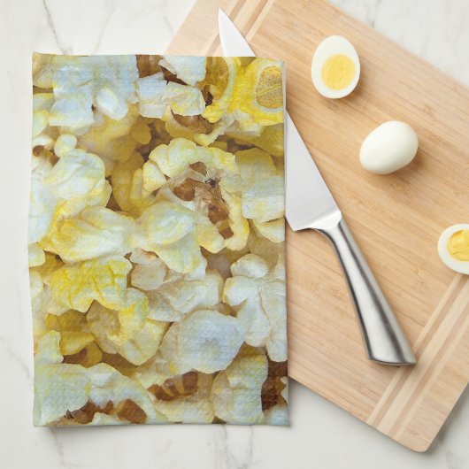 Buttered Popcorn Geschirrtuch (Viertel Falte)