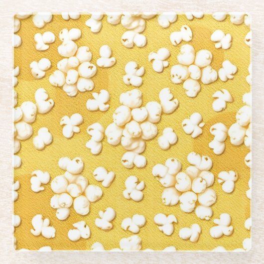 Buttered Popcorn Gold Camouflage Untersetzer (Vorderseite)