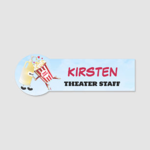 Buttered Popcorn Namensschild