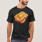 Buttered Toast Pattern Classic T-Shirt (Vorderseite)