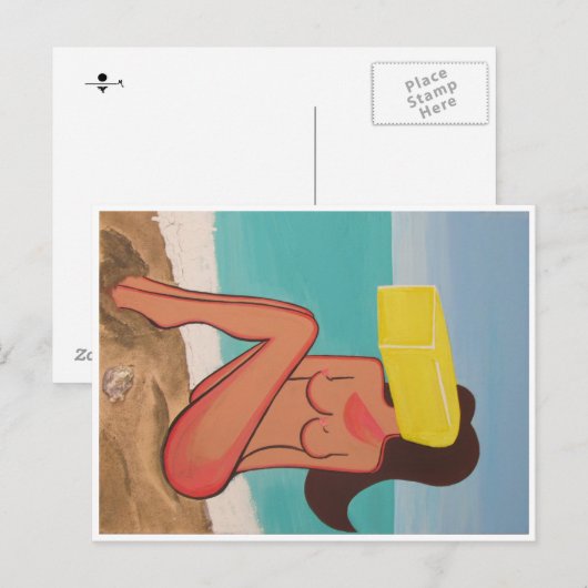 Butterface Postkarte (Vorne/Hinten)