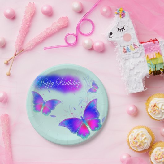 Butterfells Geburtstag Pappteller (Party)