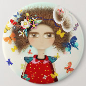 Butterfells Puppe Afro Hair Doll Button (Vorderseite)