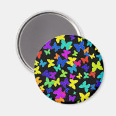 Butterfells Schwarzes Magnet (Vorderseite/Rückseite)