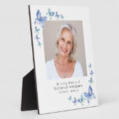 Butterfets Foto Gedenktribut Keepake Fotoplatte (Seite)