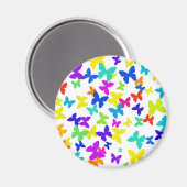 Butterfets White Magnet (Vorderseite/Rückseite)
