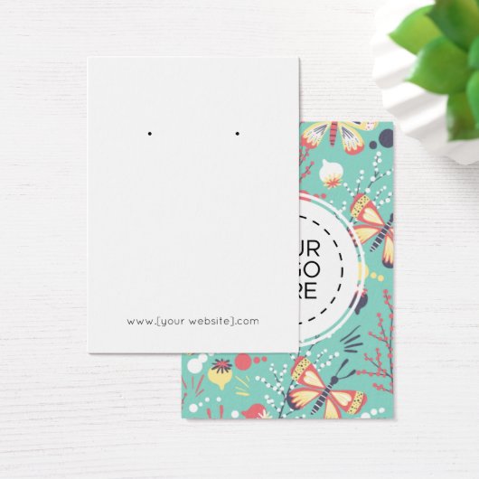 Butterfett-Blume-Muster-Grafikkarte (Schreibtisch)