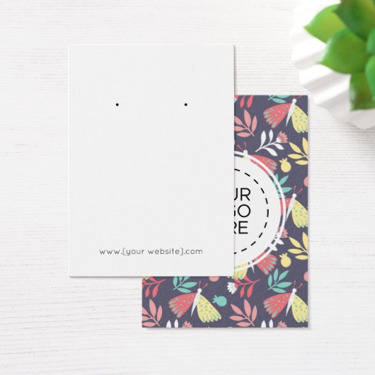 Butterfett-Blume-Muster-Grafikkarte (Schreibtisch)