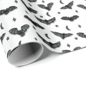 Butterfett-Silhouetten Geschenkpapier (Rolleneckpunkt)