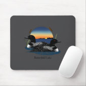 Butterfield Lake Loon Paar Mousepad (Mit Mouse)