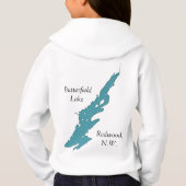 Butterfield Lake Loon Pair Hoodie (Rückseite)