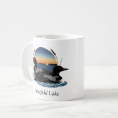 Butterfield Lake Loon Pair Kaffeetasse (Vorderseite Links)