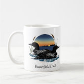 Butterfield Lake Loon Pair Kaffeetasse (Links)